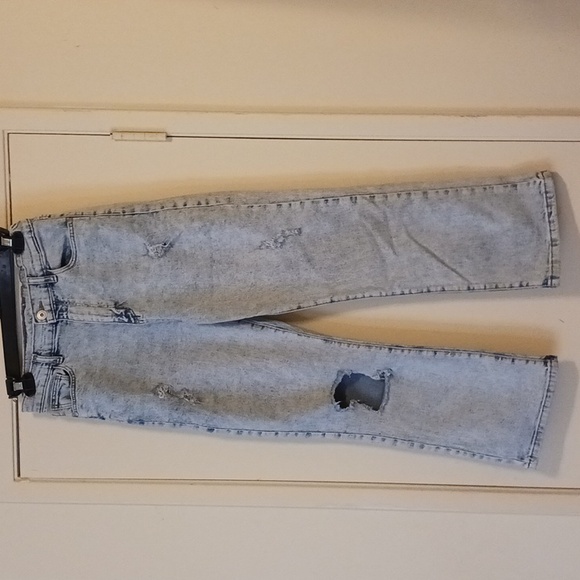 ART CLASS GIRLS DENIMS JEAN PAINT RIPPED STYLE LIGHT BLUE SZ. 14 - Picture 1 of 7